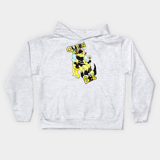 Queen Bee Kids Hoodie by HallowfoxProductions